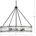 Rivera Six Light Chandelier-Mid. Chandeliers-Progress Lighting-Lighting Design Store