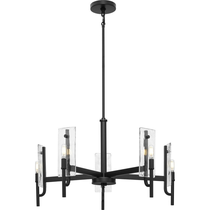 Rivera Five Light Chandelier-Mid. Chandeliers-Progress Lighting-Lighting Design Store