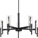 Rivera Five Light Chandelier-Mid. Chandeliers-Progress Lighting-Lighting Design Store