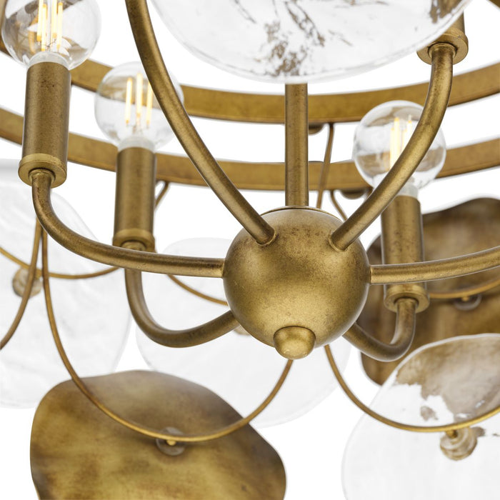 Loretta Six Light Chandelier-Mid. Chandeliers-Progress Lighting-Lighting Design Store