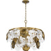 Loretta Six Light Chandelier-Mid. Chandeliers-Progress Lighting-Lighting Design Store