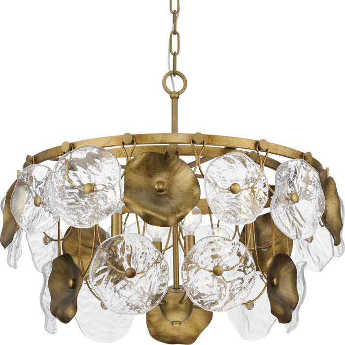 Loretta Six Light Chandelier-Mid. Chandeliers-Progress Lighting-Lighting Design Store