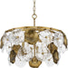 Loretta Six Light Chandelier-Mid. Chandeliers-Progress Lighting-Lighting Design Store