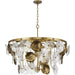 Loretta Nine Light Chandelier-Mid. Chandeliers-Progress Lighting-Lighting Design Store