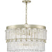 Chevall Six Light Chandelier-Mid. Chandeliers-Progress Lighting-Lighting Design Store