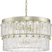 Chevall Six Light Chandelier-Mid. Chandeliers-Progress Lighting-Lighting Design Store