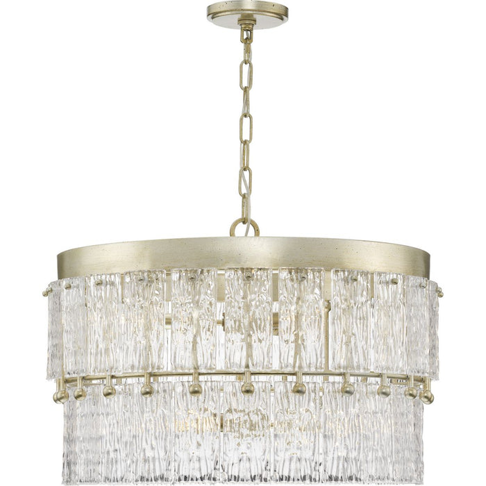 Chevall Six Light Chandelier-Mid. Chandeliers-Progress Lighting-Lighting Design Store