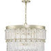 Chevall Six Light Chandelier-Mid. Chandeliers-Progress Lighting-Lighting Design Store