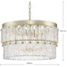 Chevall Six Light Chandelier-Mid. Chandeliers-Progress Lighting-Lighting Design Store