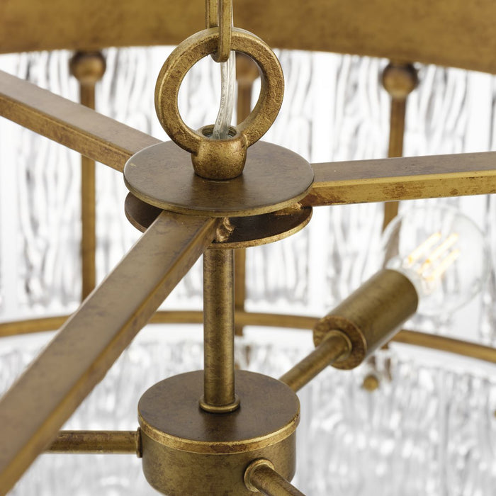 Chevall Six Light Chandelier-Mid. Chandeliers-Progress Lighting-Lighting Design Store