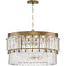 Chevall Six Light Chandelier-Mid. Chandeliers-Progress Lighting-Lighting Design Store