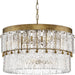 Chevall Six Light Chandelier-Mid. Chandeliers-Progress Lighting-Lighting Design Store