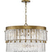 Chevall Six Light Chandelier-Mid. Chandeliers-Progress Lighting-Lighting Design Store
