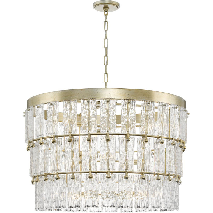 Chevall Nine Light Chandelier-Mid. Chandeliers-Progress Lighting-Lighting Design Store