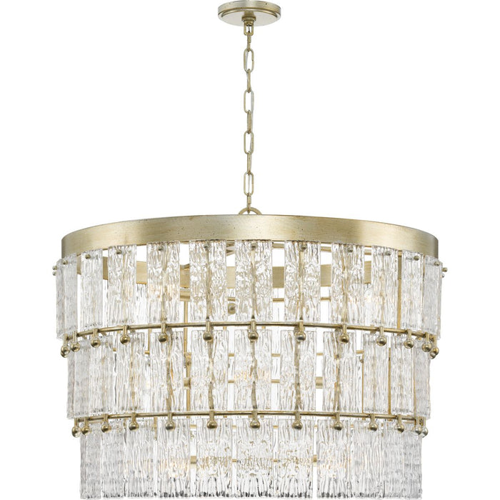 Chevall Nine Light Chandelier-Mid. Chandeliers-Progress Lighting-Lighting Design Store