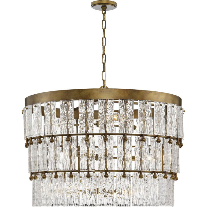 Chevall Nine Light Chandelier-Mid. Chandeliers-Progress Lighting-Lighting Design Store