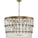 Chevall Nine Light Chandelier-Mid. Chandeliers-Progress Lighting-Lighting Design Store