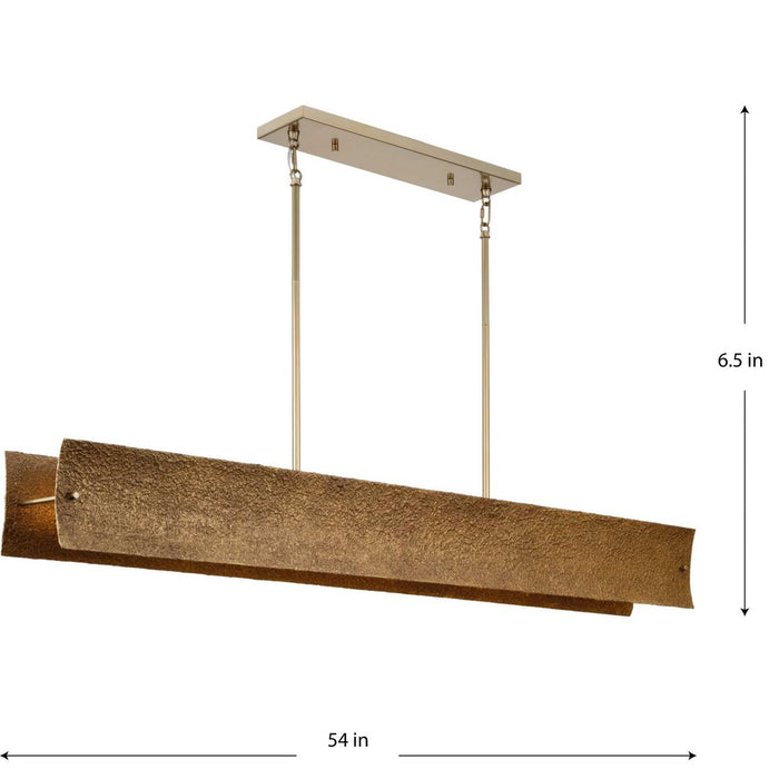 Lusail Eight Light Island Pendant-Linear/Island-Progress Lighting-Lighting Design Store