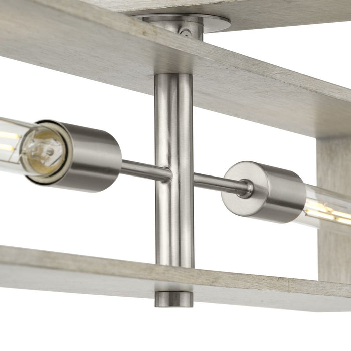 Boundary Four Light Chandelier-Linear/Island-Progress Lighting-Lighting Design Store