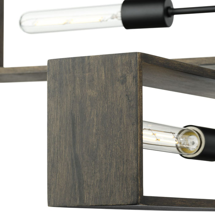 Boundary Four Light Chandelier-Linear/Island-Progress Lighting-Lighting Design Store