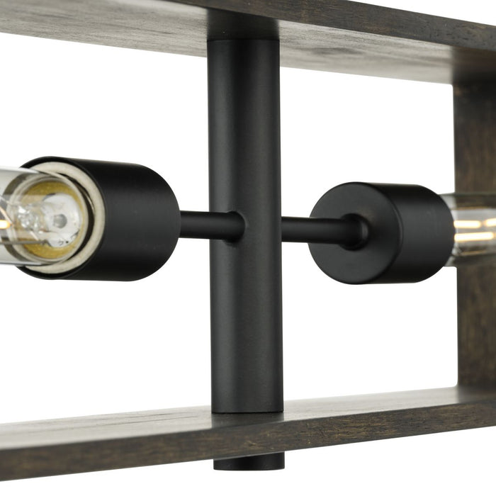 Boundary Four Light Chandelier-Linear/Island-Progress Lighting-Lighting Design Store