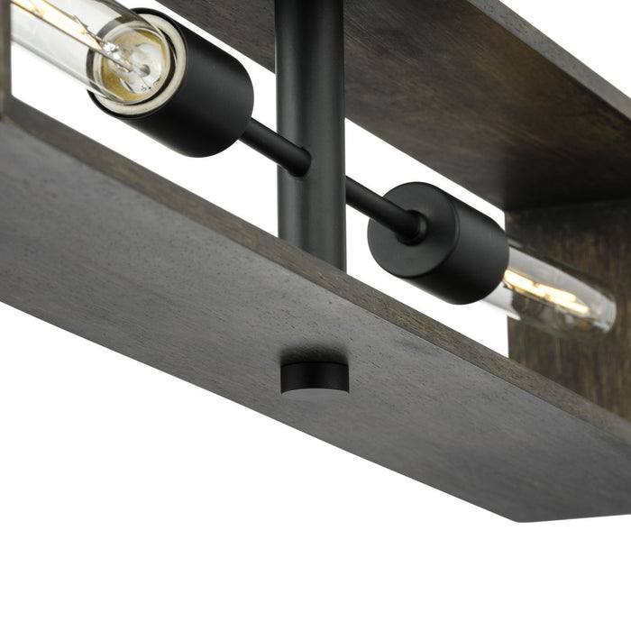 Boundary Four Light Chandelier-Linear/Island-Progress Lighting-Lighting Design Store