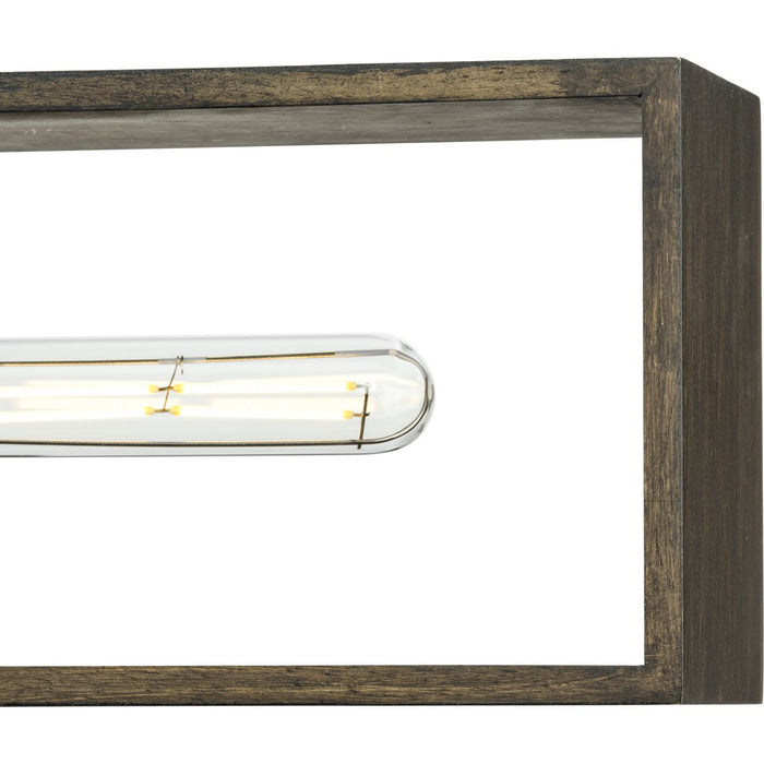 Boundary Four Light Chandelier-Linear/Island-Progress Lighting-Lighting Design Store