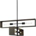 Boundary Four Light Chandelier-Linear/Island-Progress Lighting-Lighting Design Store