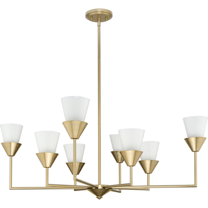 Pinellas Eight Light Chandelier-Large Chandeliers-Progress Lighting-Lighting Design Store