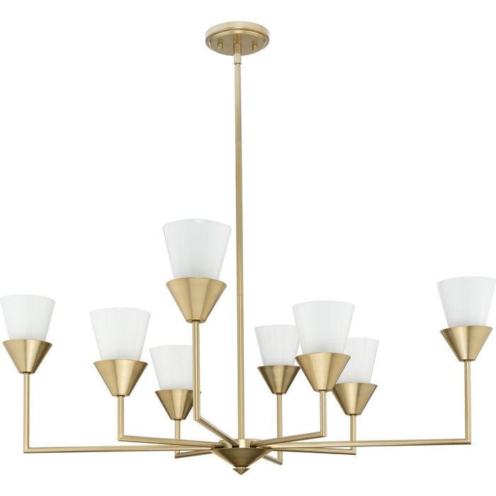 Pinellas Eight Light Chandelier-Large Chandeliers-Progress Lighting-Lighting Design Store