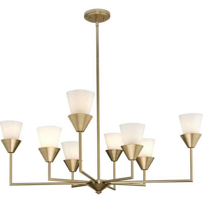 Pinellas Eight Light Chandelier-Large Chandeliers-Progress Lighting-Lighting Design Store
