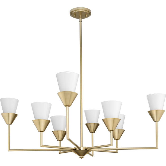 Pinellas Eight Light Chandelier-Large Chandeliers-Progress Lighting-Lighting Design Store