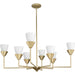 Pinellas Eight Light Chandelier-Large Chandeliers-Progress Lighting-Lighting Design Store