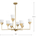 Pinellas Eight Light Chandelier-Large Chandeliers-Progress Lighting-Lighting Design Store