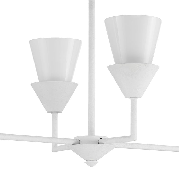 Pinellas Six Light Island Pendant-Linear/Island-Progress Lighting-Lighting Design Store
