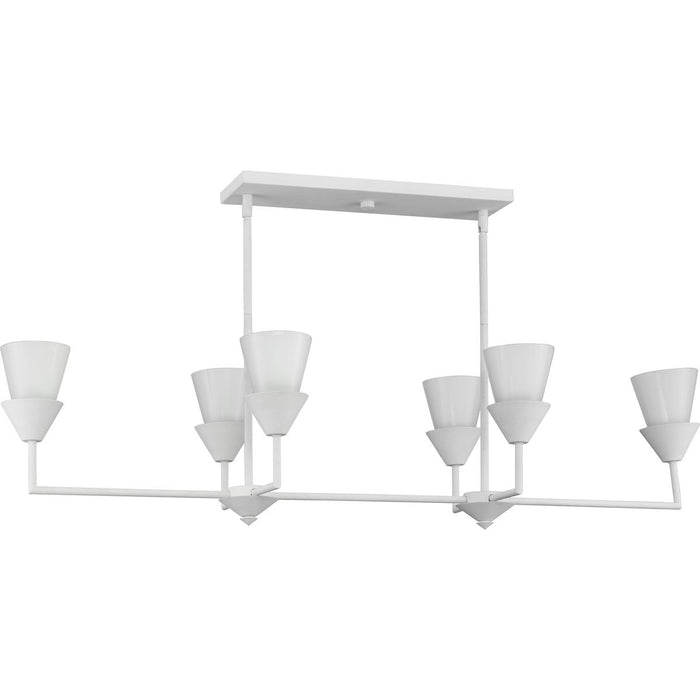 Pinellas Six Light Island Pendant-Linear/Island-Progress Lighting-Lighting Design Store