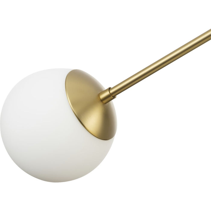 Haas Six Light Chandelier-Linear/Island-Progress Lighting-Lighting Design Store