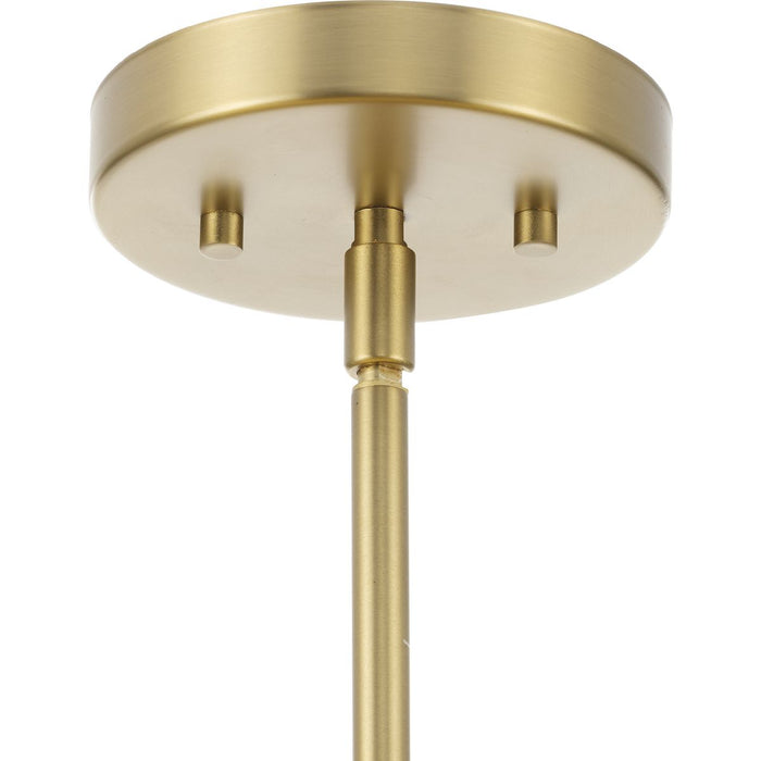 Haas Six Light Chandelier-Linear/Island-Progress Lighting-Lighting Design Store