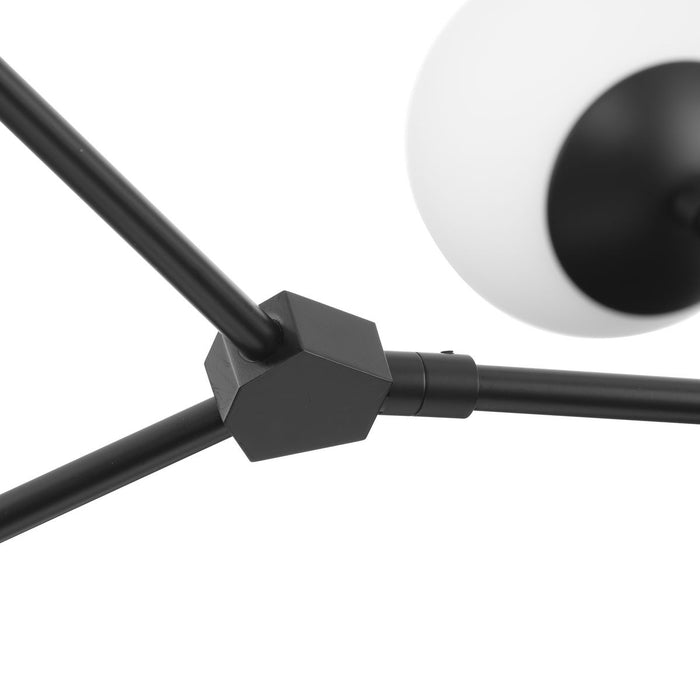 Haas Six Light Chandelier-Linear/Island-Progress Lighting-Lighting Design Store