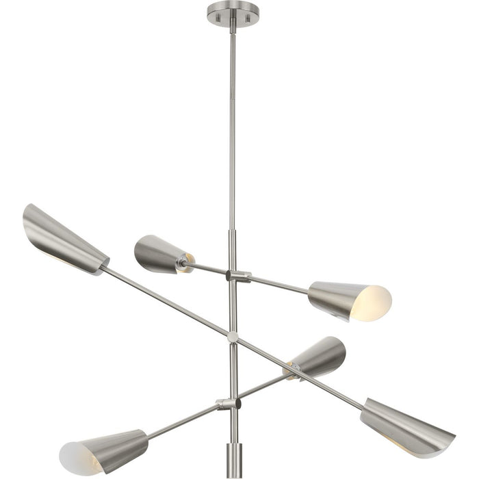 Cornett Six Light Chandelier-Large Chandeliers-Progress Lighting-Lighting Design Store