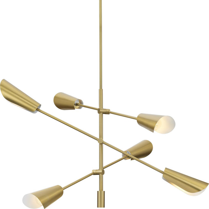 Cornett Six Light Chandelier-Large Chandeliers-Progress Lighting-Lighting Design Store