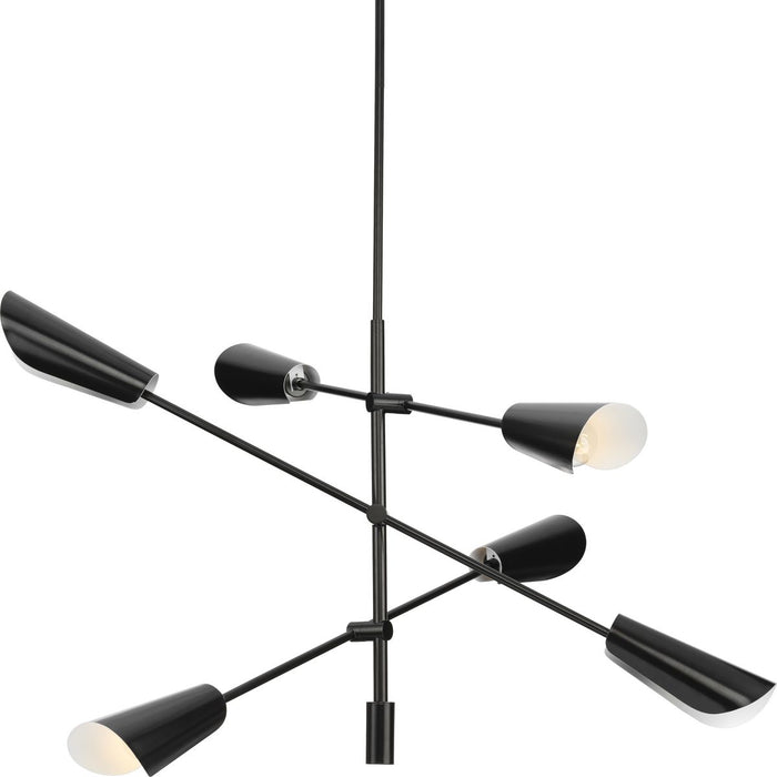 Cornett Six Light Chandelier-Large Chandeliers-Progress Lighting-Lighting Design Store