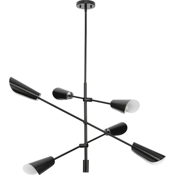 Cornett Six Light Chandelier-Large Chandeliers-Progress Lighting-Lighting Design Store