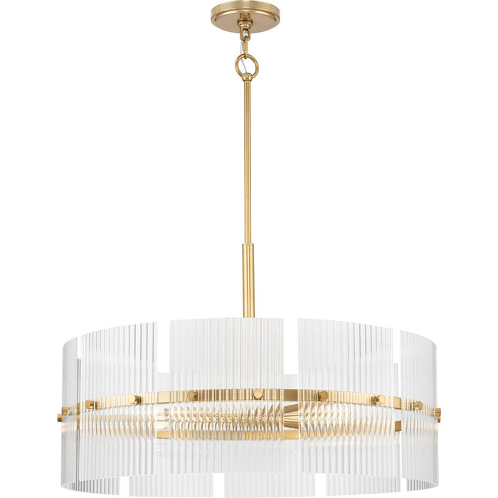 Seville Six Light Chandelier-Mid. Chandeliers-Progress Lighting-Lighting Design Store