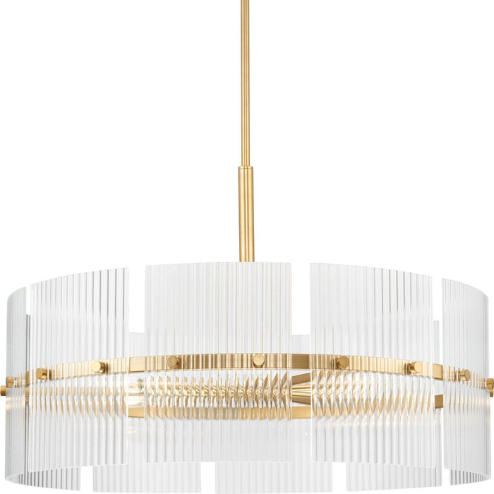 Seville Six Light Chandelier-Mid. Chandeliers-Progress Lighting-Lighting Design Store