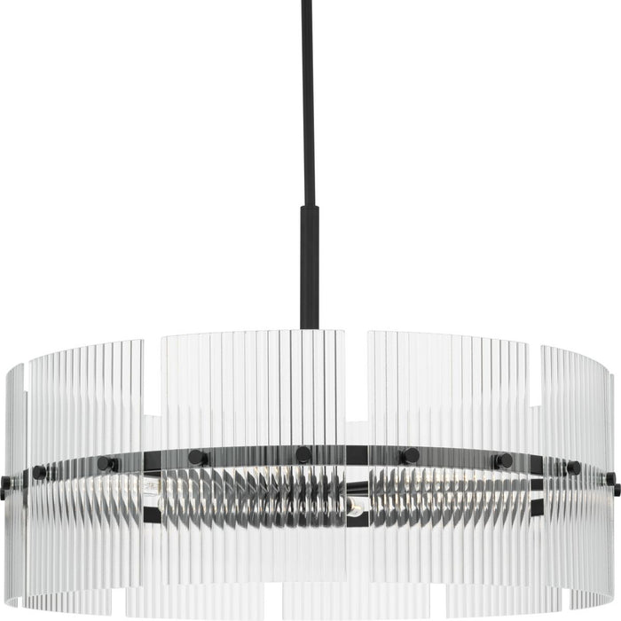 Seville Six Light Chandelier-Mid. Chandeliers-Progress Lighting-Lighting Design Store