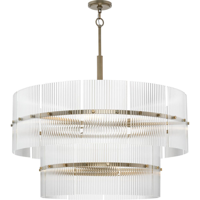 Seville Nine Light Chandelier-Mid. Chandeliers-Progress Lighting-Lighting Design Store