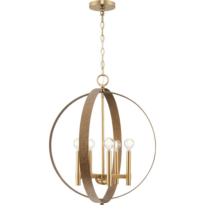 Allegheny Five Light Chandelier-Mid. Chandeliers-Progress Lighting-Lighting Design Store