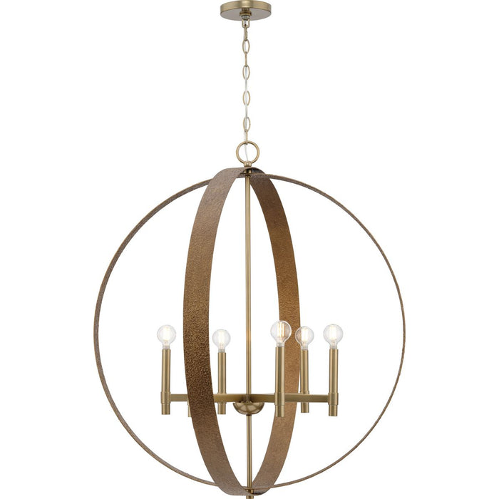 Allegheny Six Light Chandelier-Mid. Chandeliers-Progress Lighting-Lighting Design Store