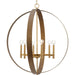 Allegheny Six Light Chandelier-Mid. Chandeliers-Progress Lighting-Lighting Design Store